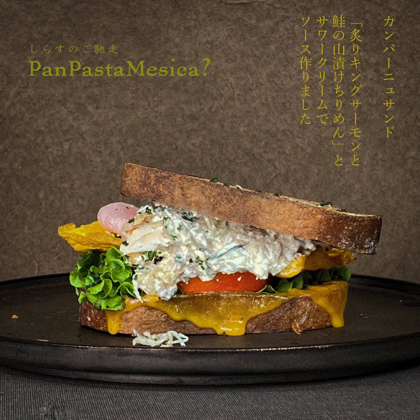 炙りキングサーモンと鮭の山漬ちりめん