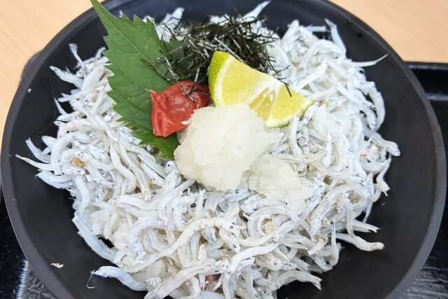 大根おろしとしらすのシンプルな丼ぶり